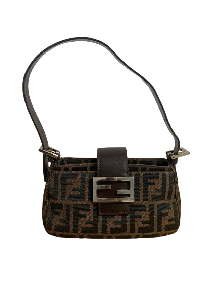 Fendi Brown Baguette in Monogram Canvas