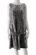 Love Moschino Leopard Print Sequins Dress
