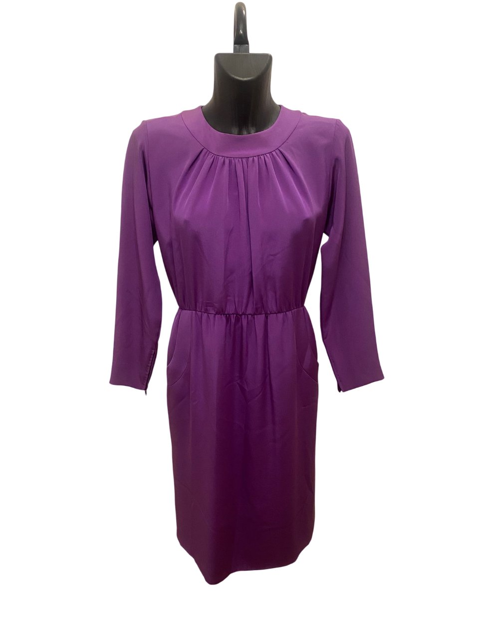Yves Saint Laurent Haute Couture 1989 Purple Dress