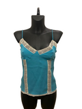 Dolce&Gabbana Blue and White Lace Top