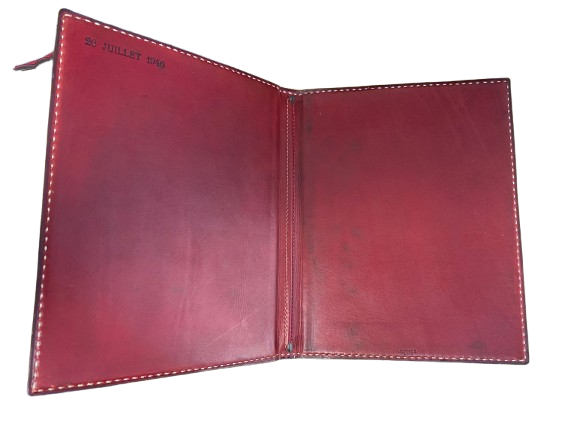 Hermès Protège Semainier in Bordeaux Leather