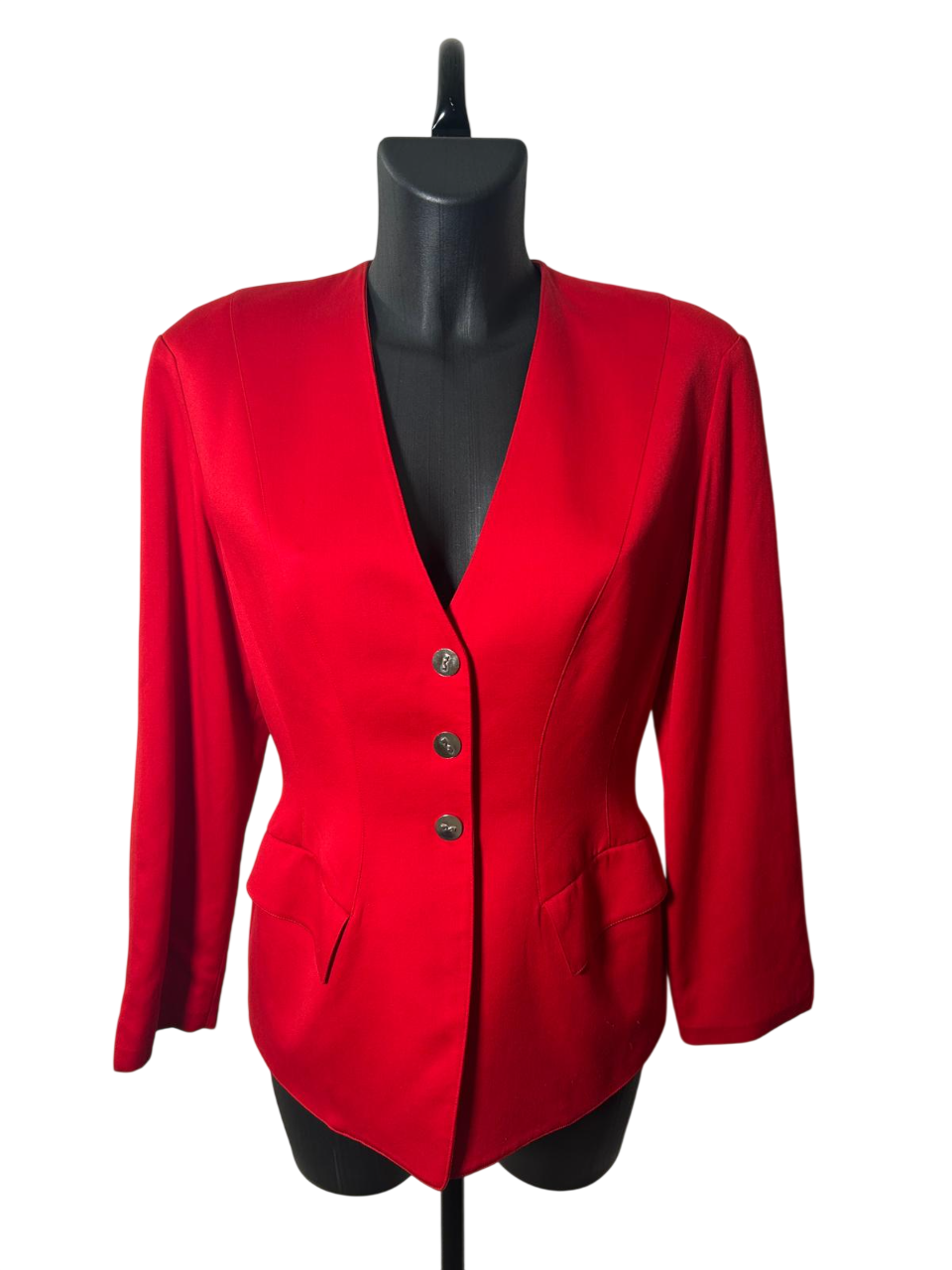 Thierry Mugler Red Vintage Blazer