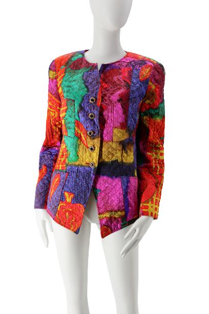 Louis Feraud Multicolor Quilted jacket