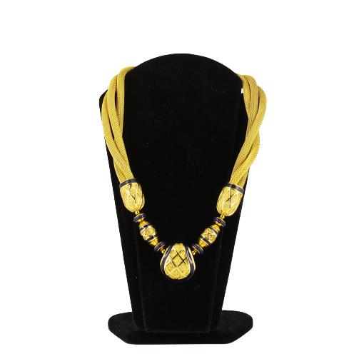 Balanciaga Golden and Blue necklace