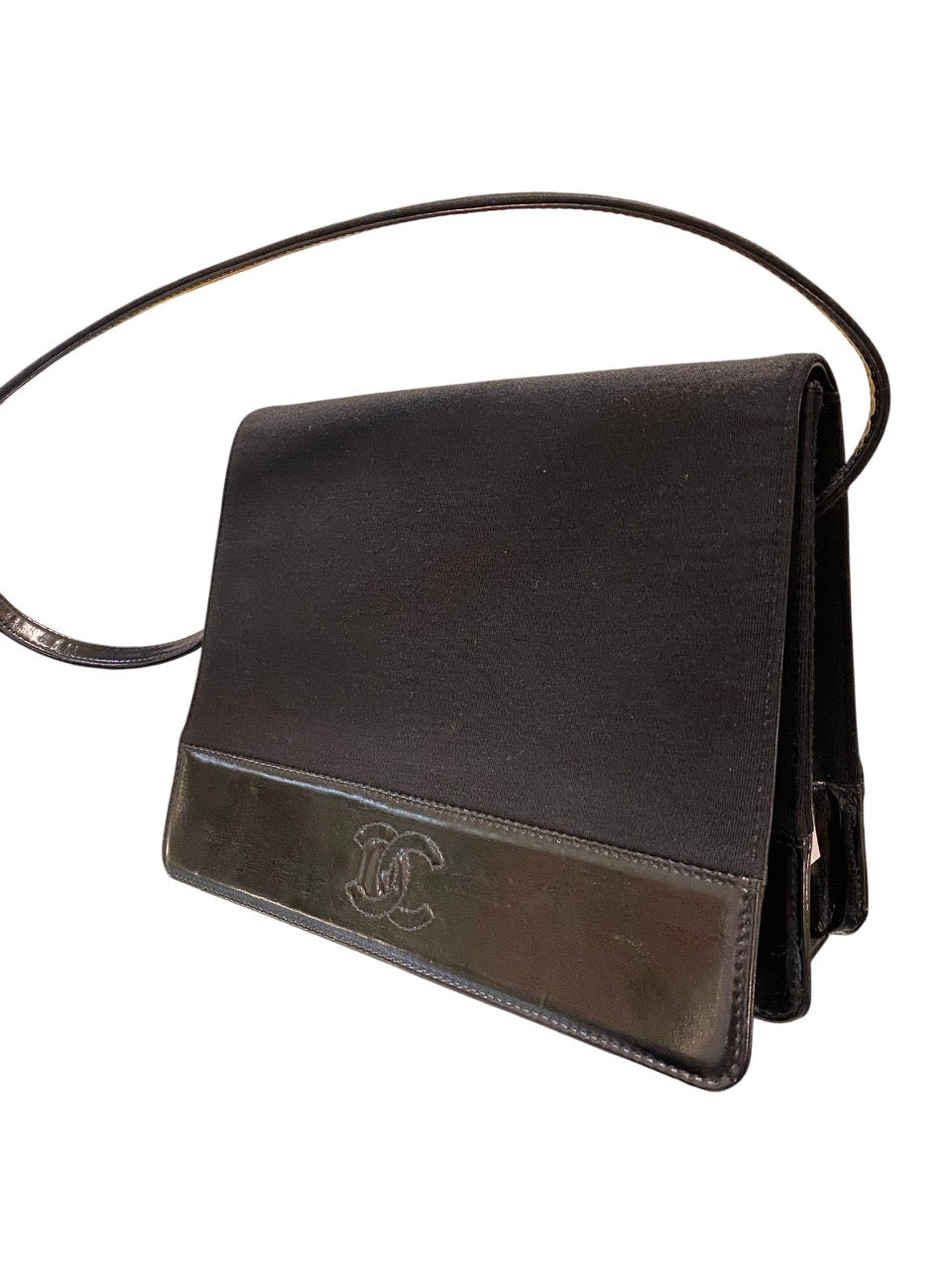1997 Chanel handbag Black fabric