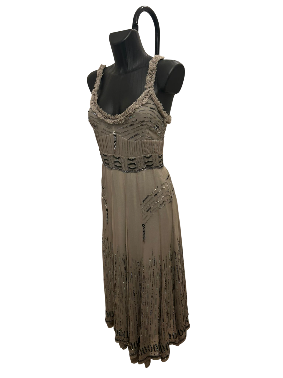 Just Cavalli Beaded Silk Dress