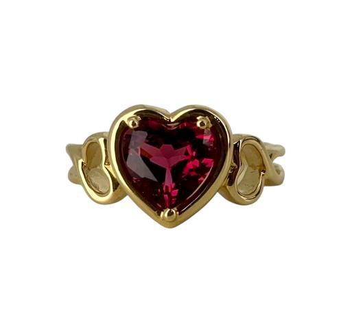 Tiffany 18k Gold Ring and Tourmaline