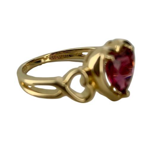 Tiffany 18k Gold Ring and Tourmaline