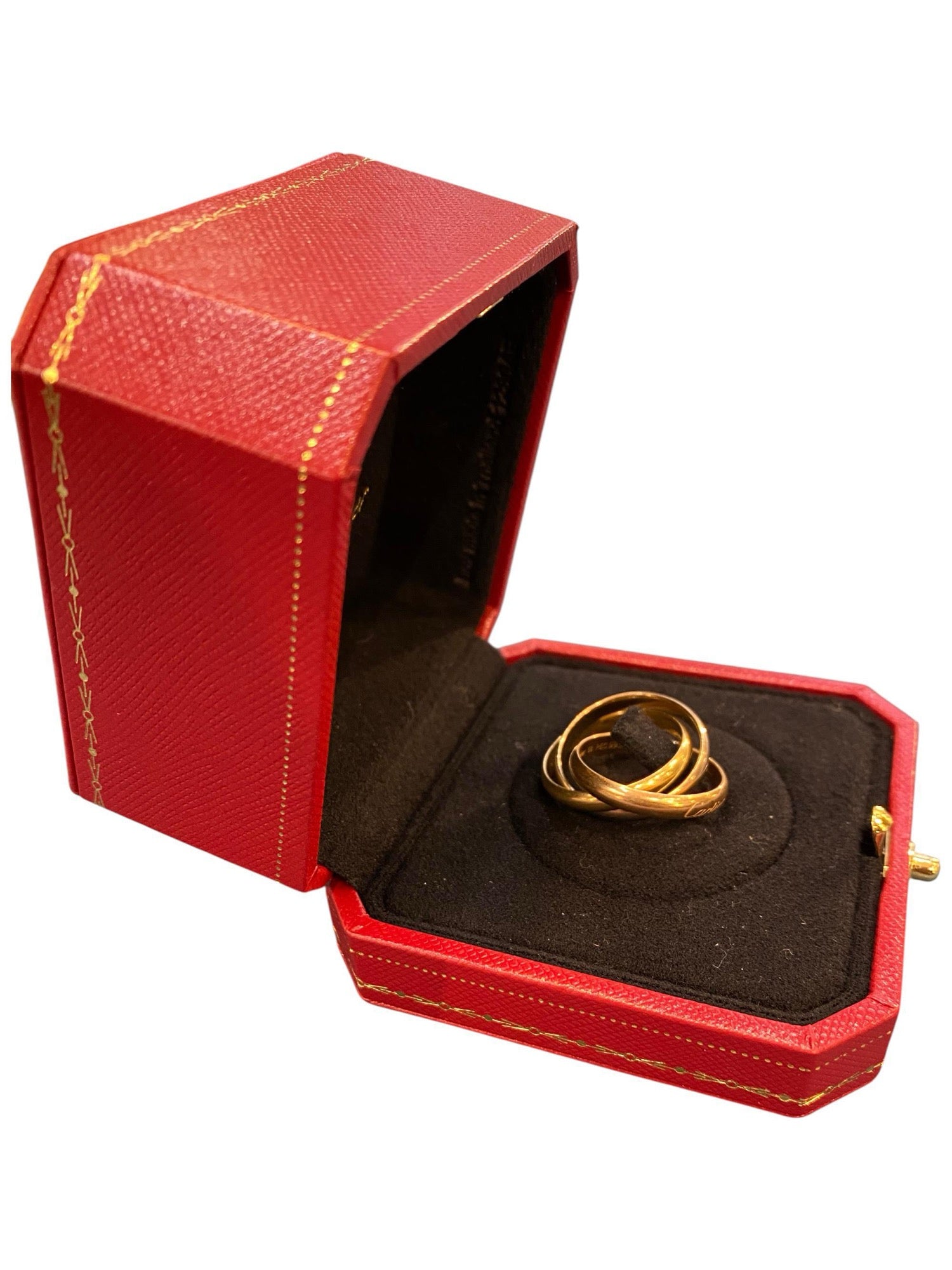 Cartier Trinity Ring in Rose, Yellow and White Gold