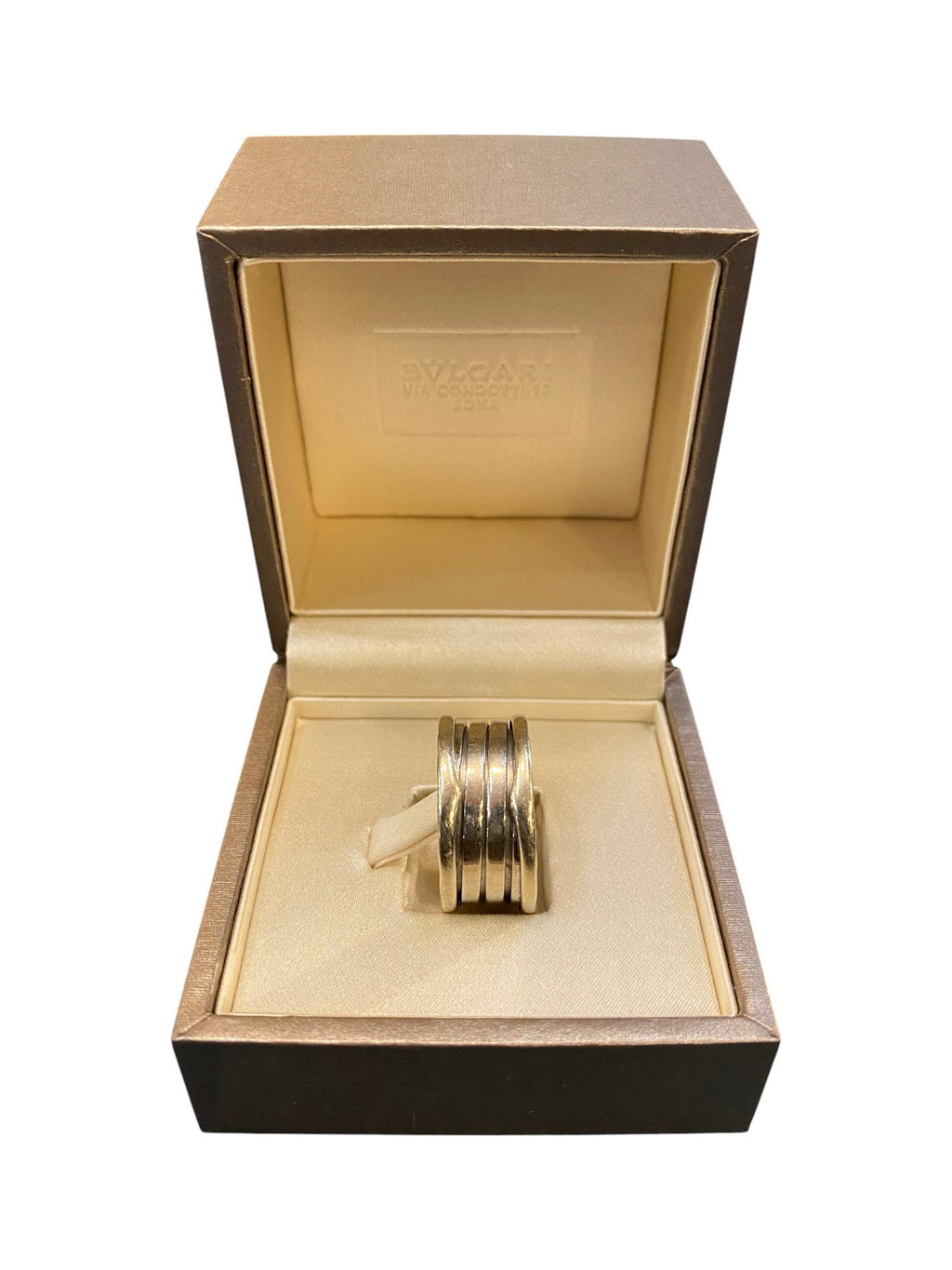 Bulgari B.Zero ring (Save the Children) in Silver and Ceramic