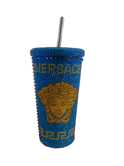 Versace Medusa Studded Travel Cup