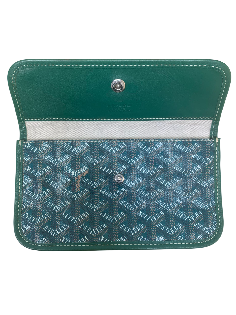 Goyard Green Pochette Saint Louis