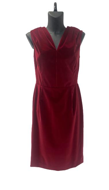Christian Dior Red Velvet Dress