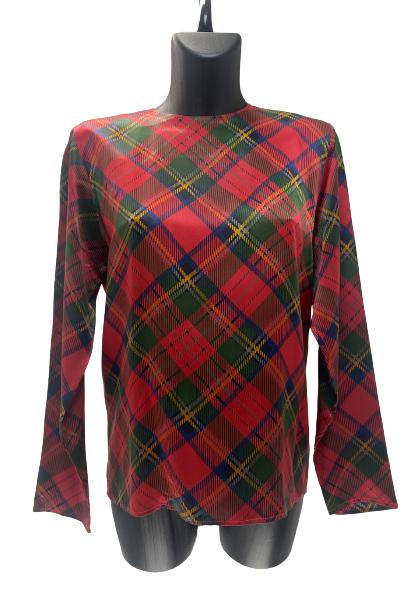 Yves Saint Laurent Tartan Top