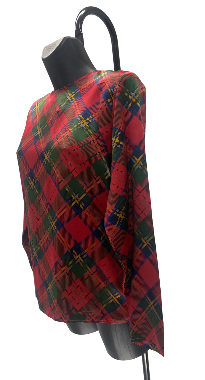 Yves Saint Laurent Tartan Top