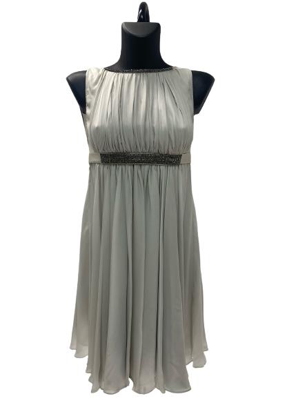 Dolce&Gabbana Silver Dress with Strass