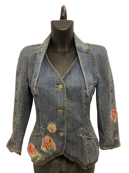 Galliano for Dior Denim Jacket and Skirt Set (2010)