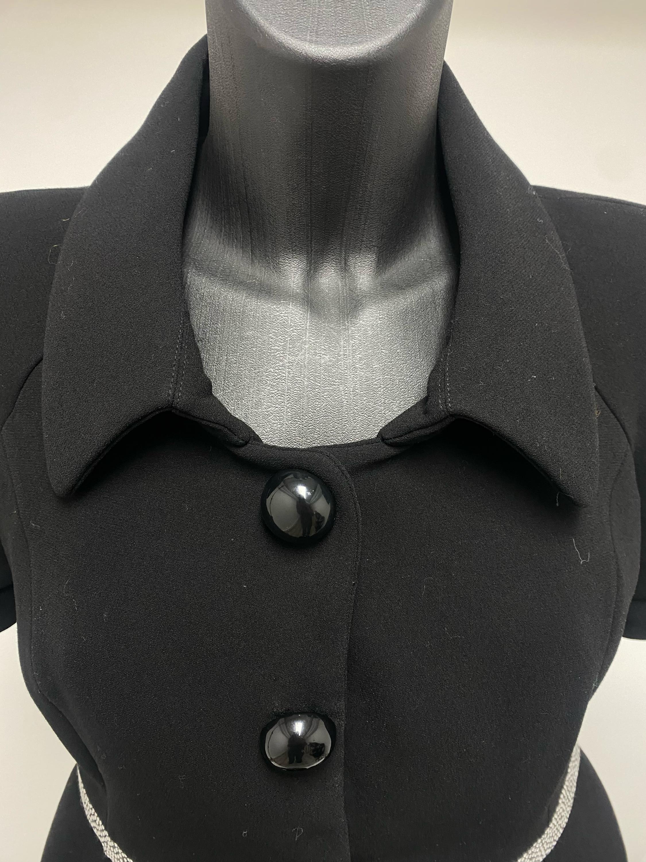 Balenciaga Black Péplum Top ( circa F/W2006 by Nicolas Ghesquière)