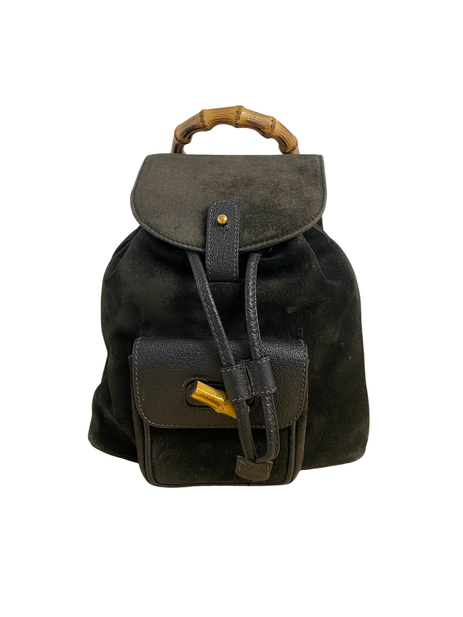 Gucci Bamboo Tassel Oval Backpack