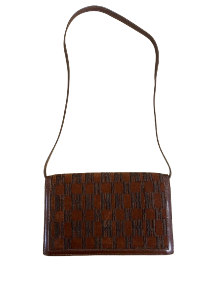 Hermès Leather and fabric H logo Bag