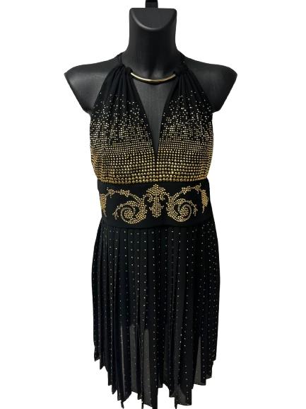 Versace Cocktail Dress with Golden Details (2012)