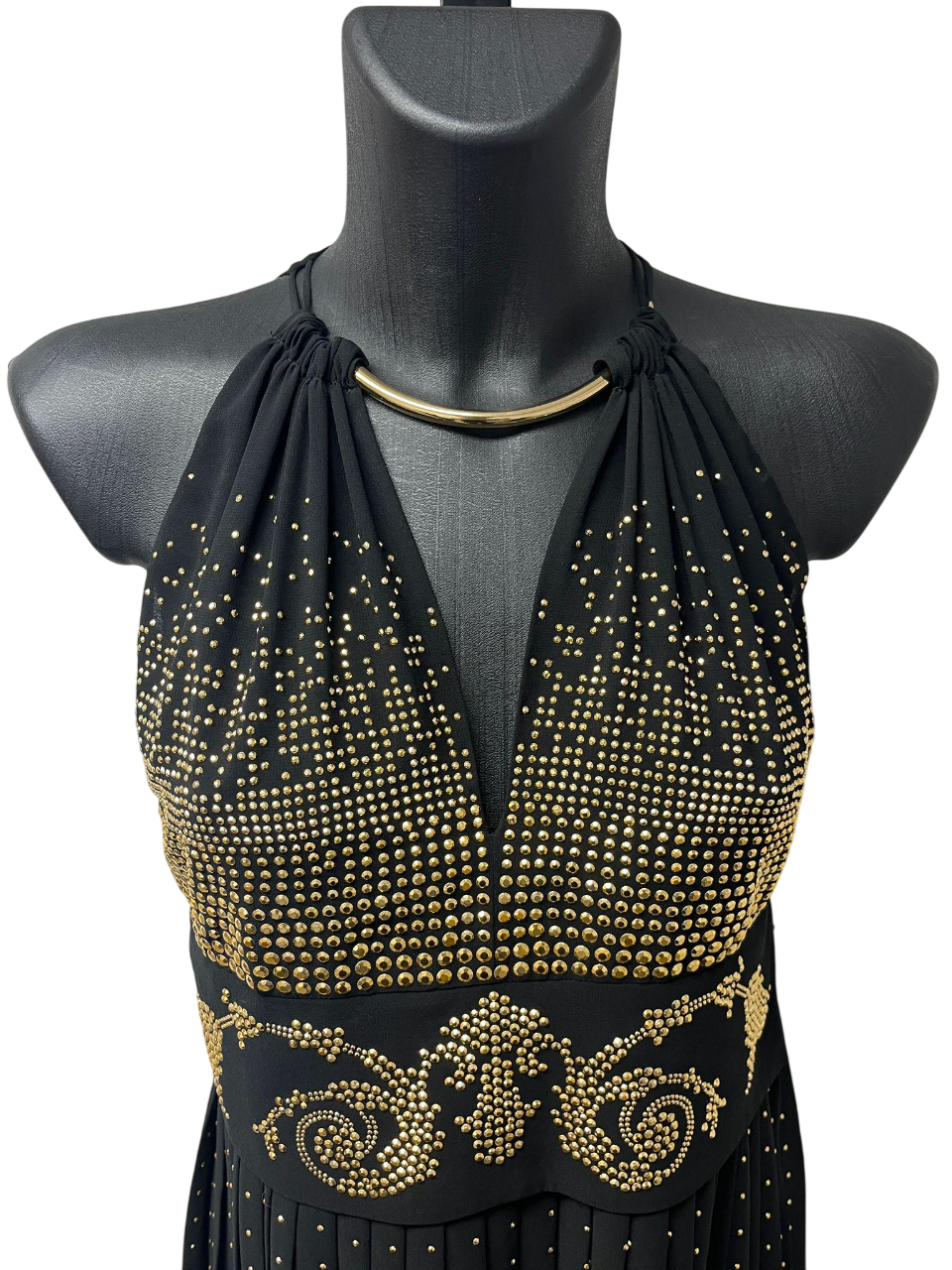 Versace Cocktail Dress with Golden Details (2012)