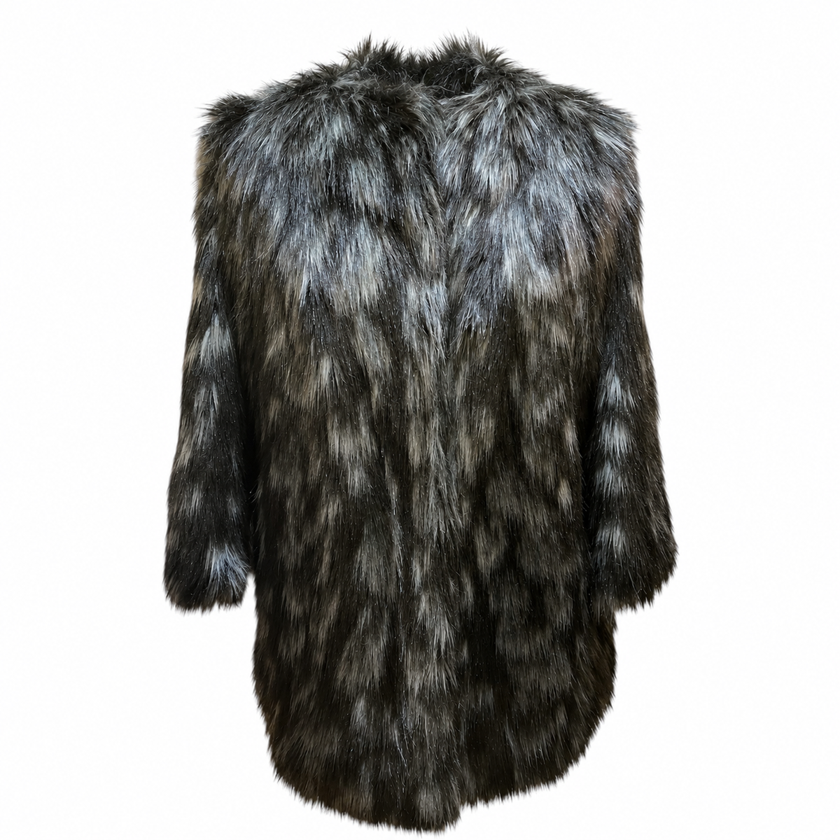 Black Prada Fake Fur Coat