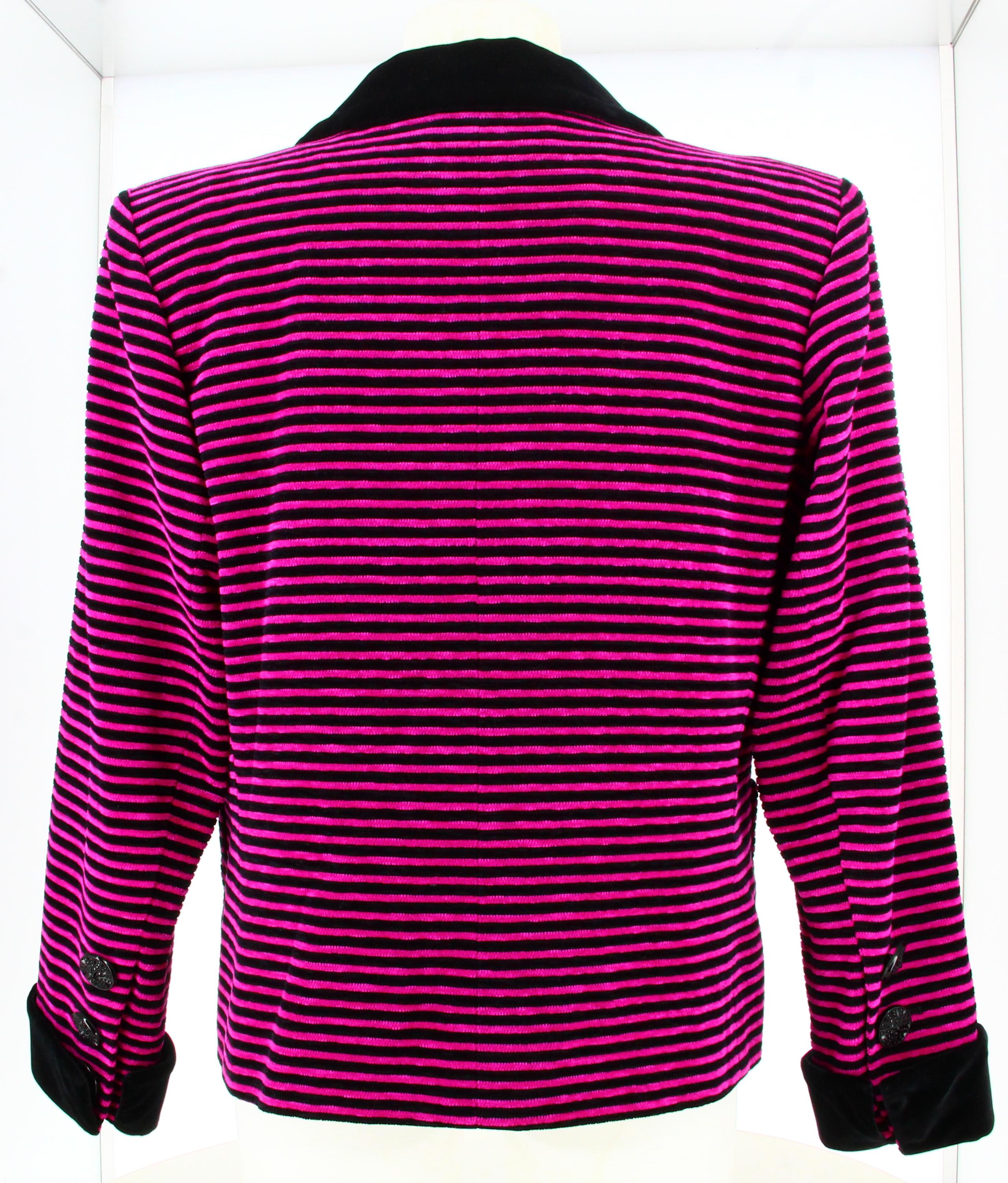 1993 Yves Saint Laurent Rive Gauche Velvet Jacket