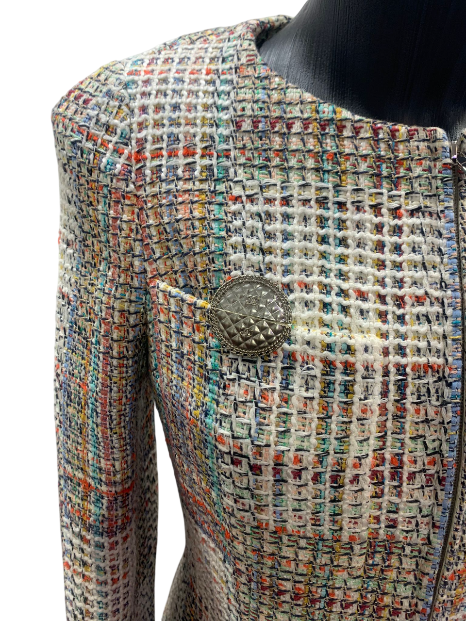 Chanel Cuba Lesage 2017 Tweed Long Jacket