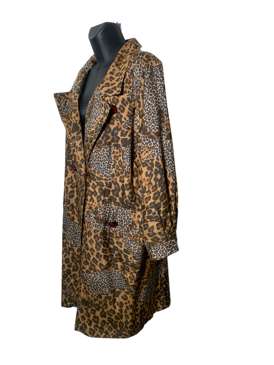 Yves Saint Laurent Leopard Trench
