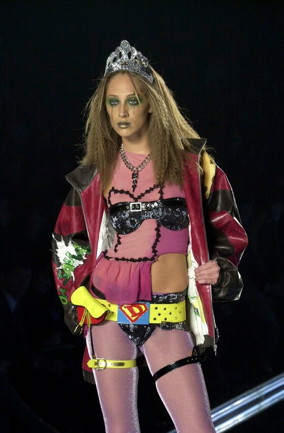Christian Dior Curb Chain Lock & Key Bracelet (Spring Couture 2001)
