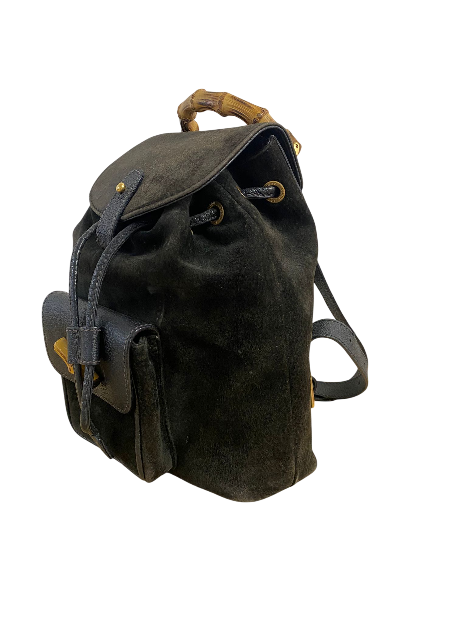 Gucci Bamboo Tassel Oval Backpack