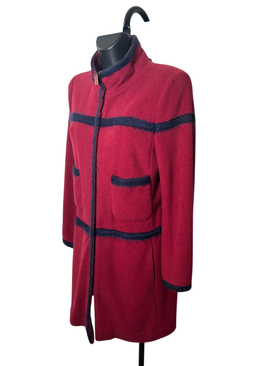 FW2000 CHANEL COCO LINE DESIGN FLEECE COAT
