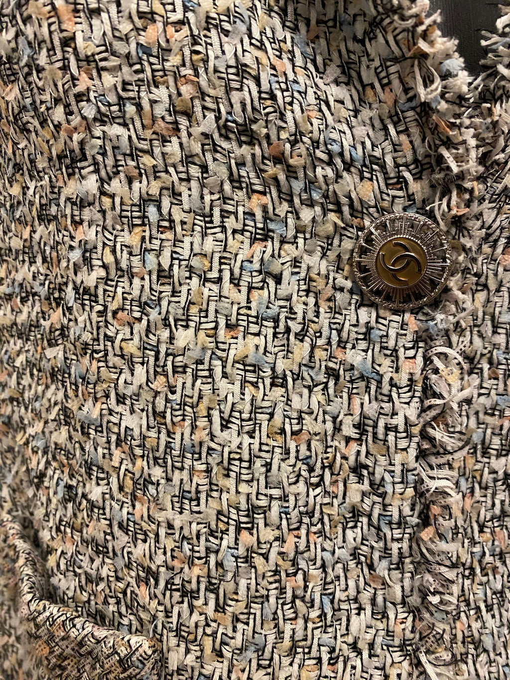 Chanel 3/4 Sleeves Tweed Jacket