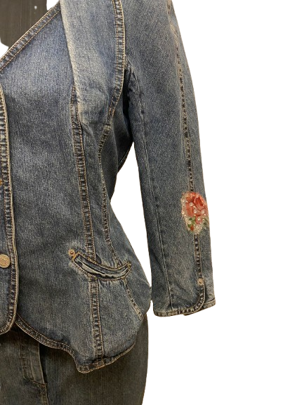 Galliano for Dior Denim Jacket and Skirt Set (2010)