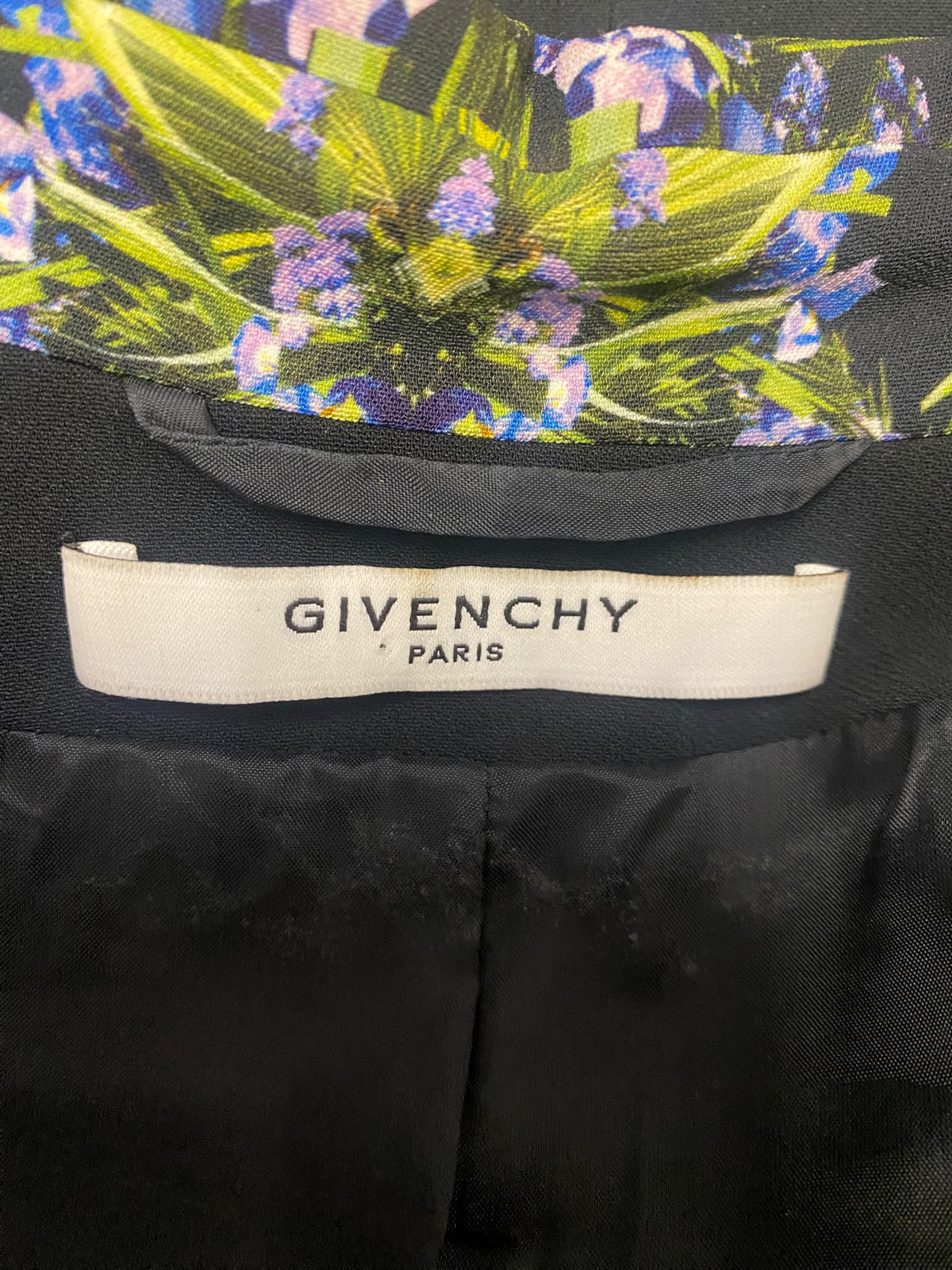 Givenchy RESORT 2012 by Riccardo Tisci Floral Botanical Cropped Jacket (FR 38)