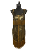 Lanvin Golden Dress with Fringes
