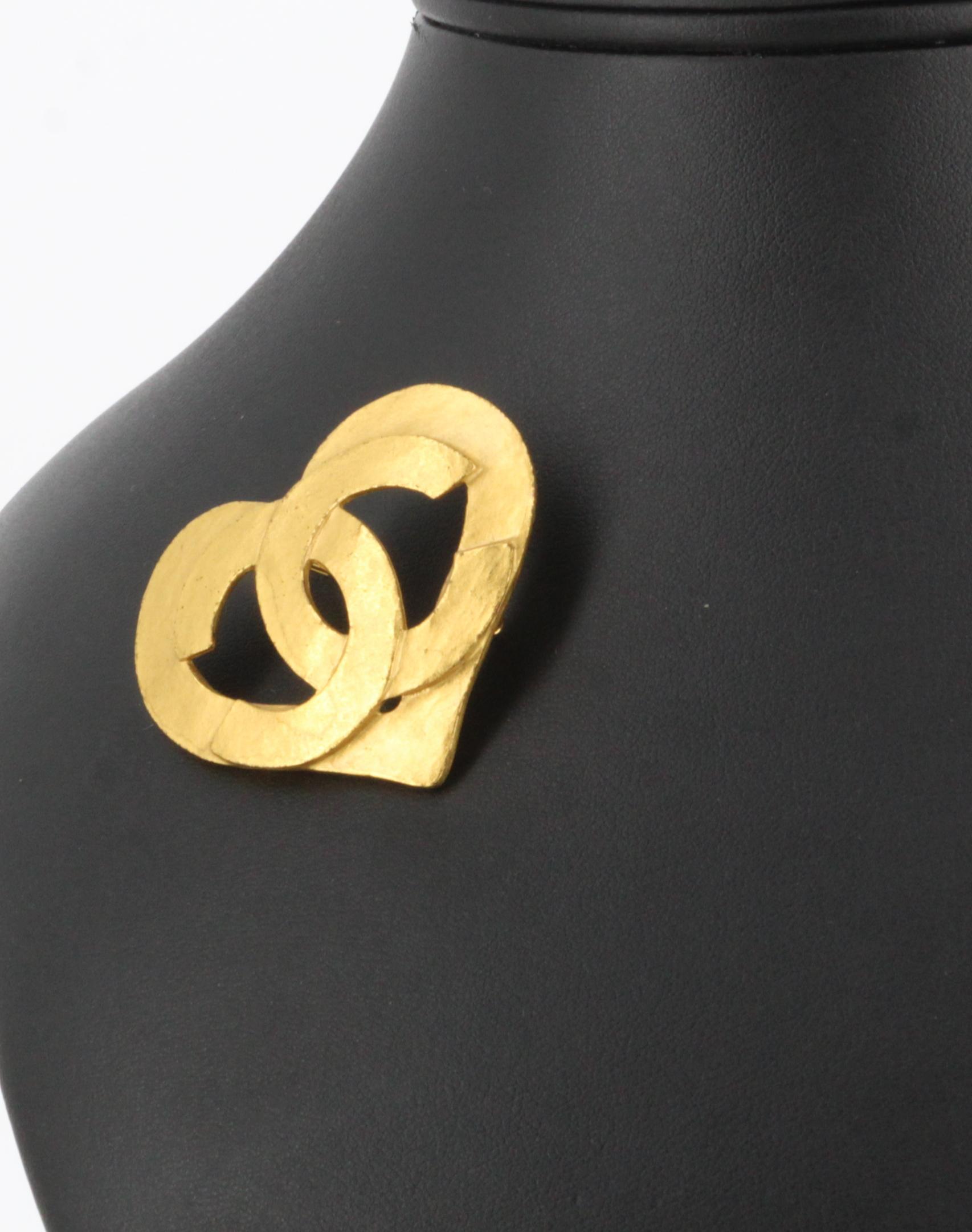 Chanel Heart Brooch