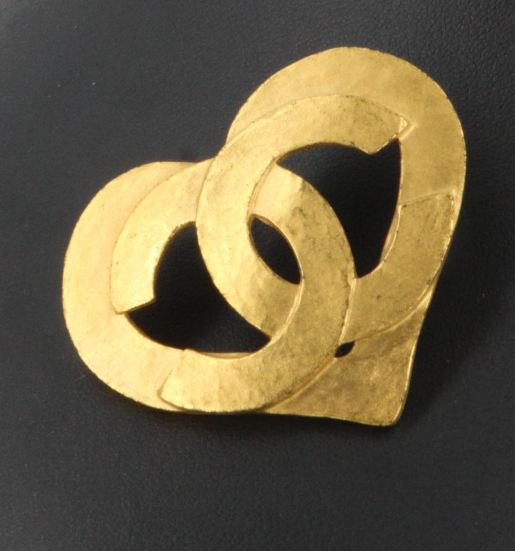 Chanel Heart Brooch
