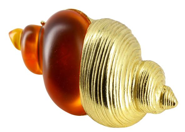 Christian Dior Maxi Golden Orange brooch