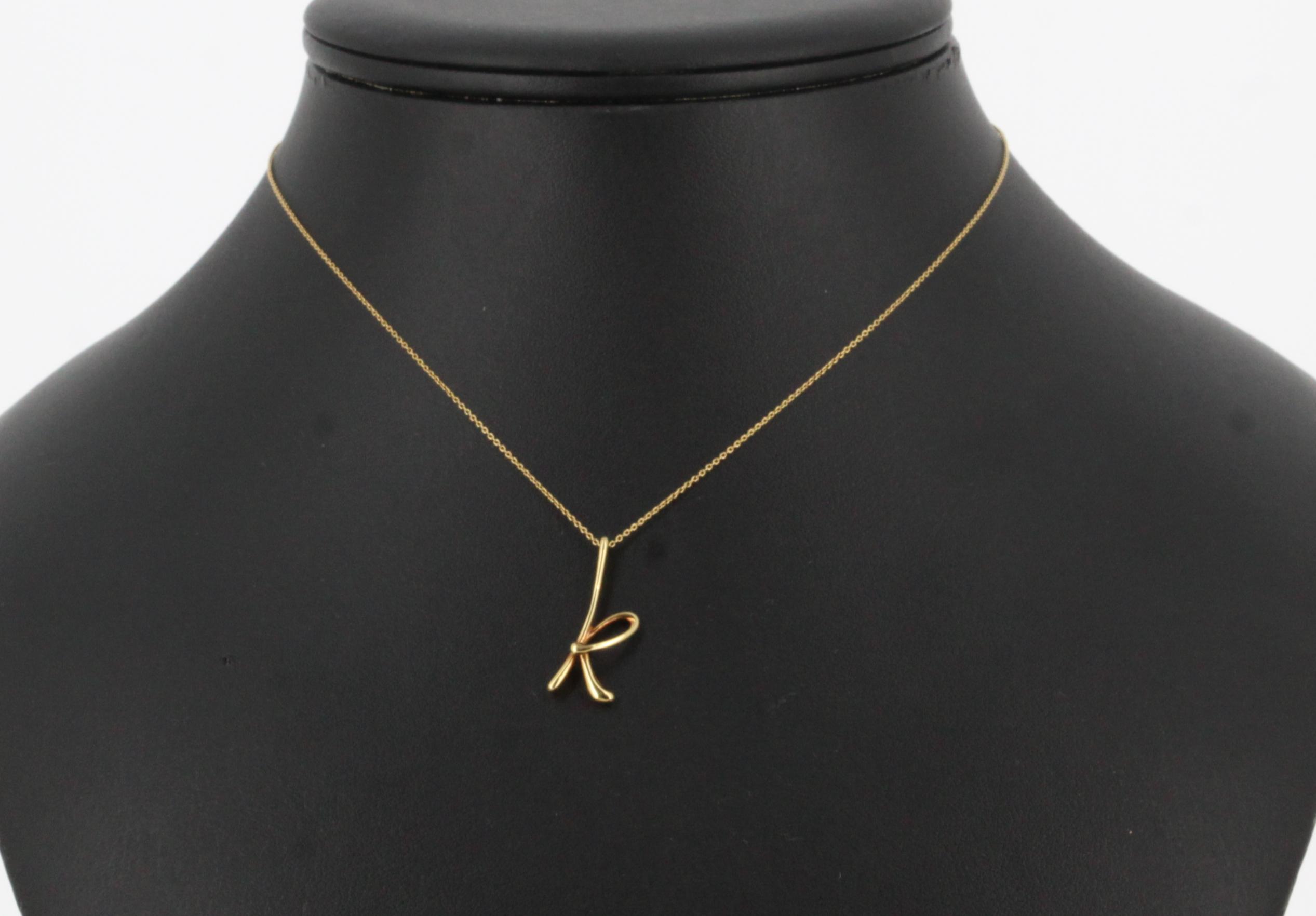 Tiffany & Co Alphabet Necklace