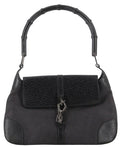 Gucci Black Bamboo Jackie Hobo Shoulder Bag