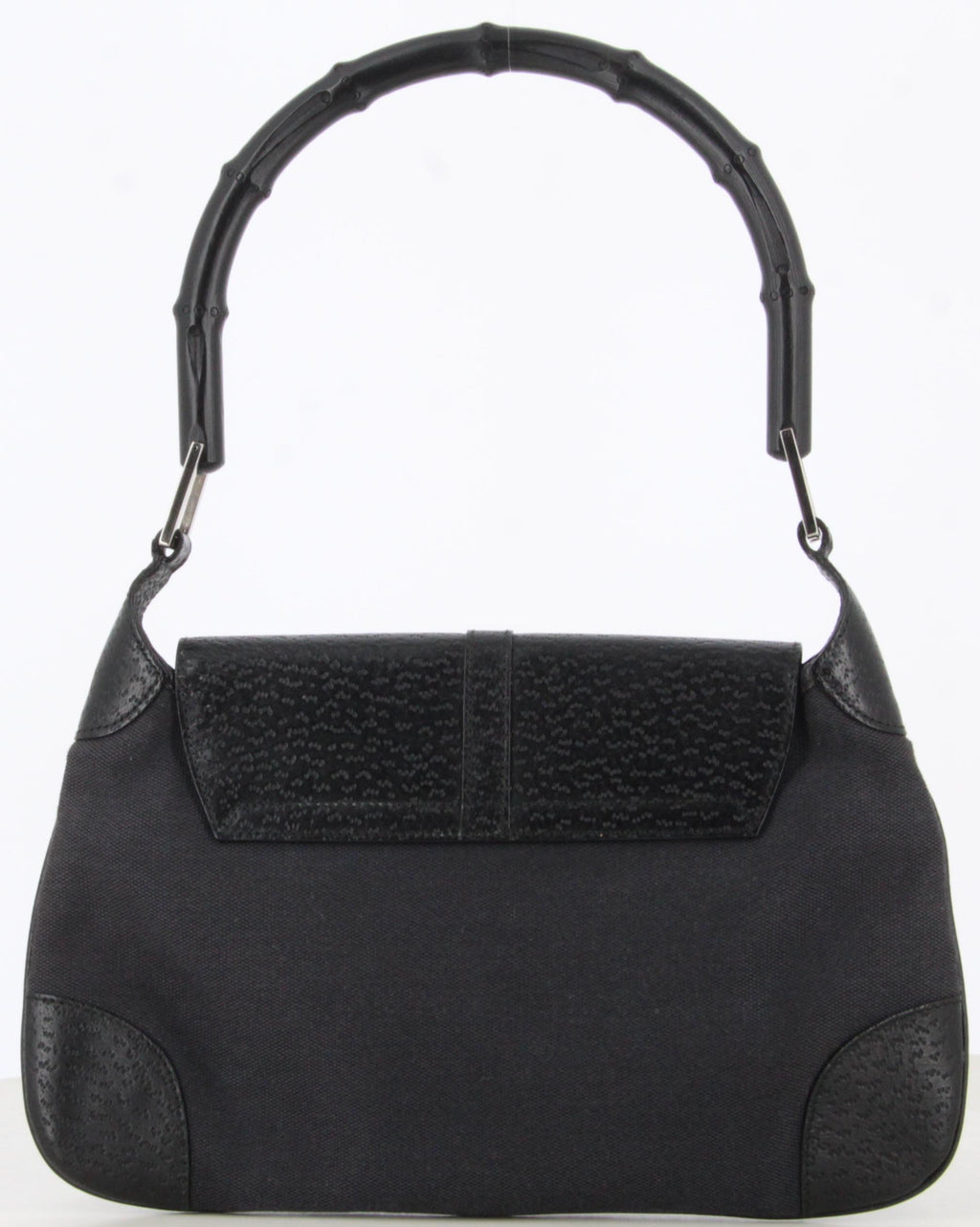 Gucci Black Bamboo Jackie Hobo Shoulder Bag