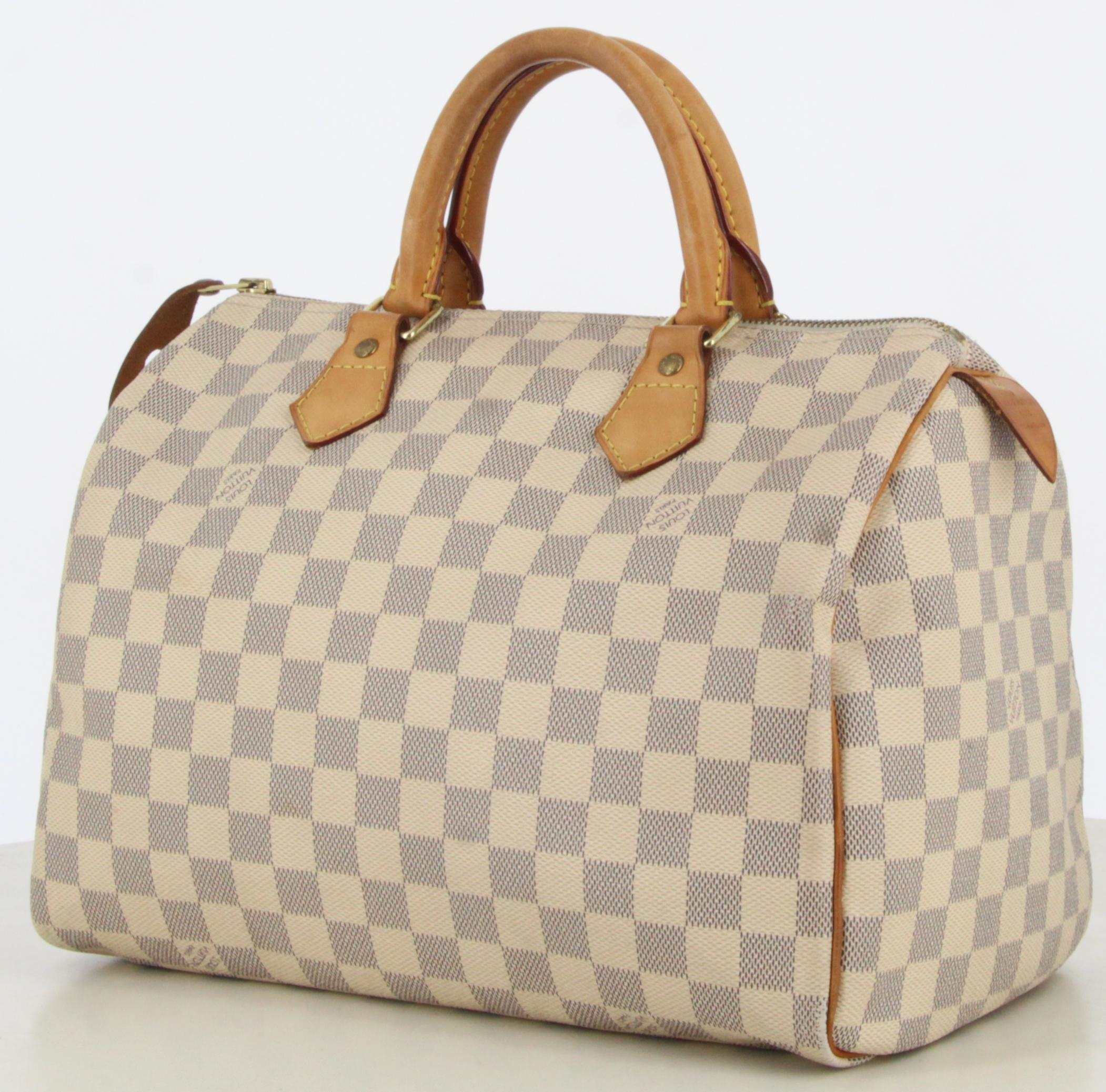 2014 Louis Vuitton Damier Azur Speedy 30