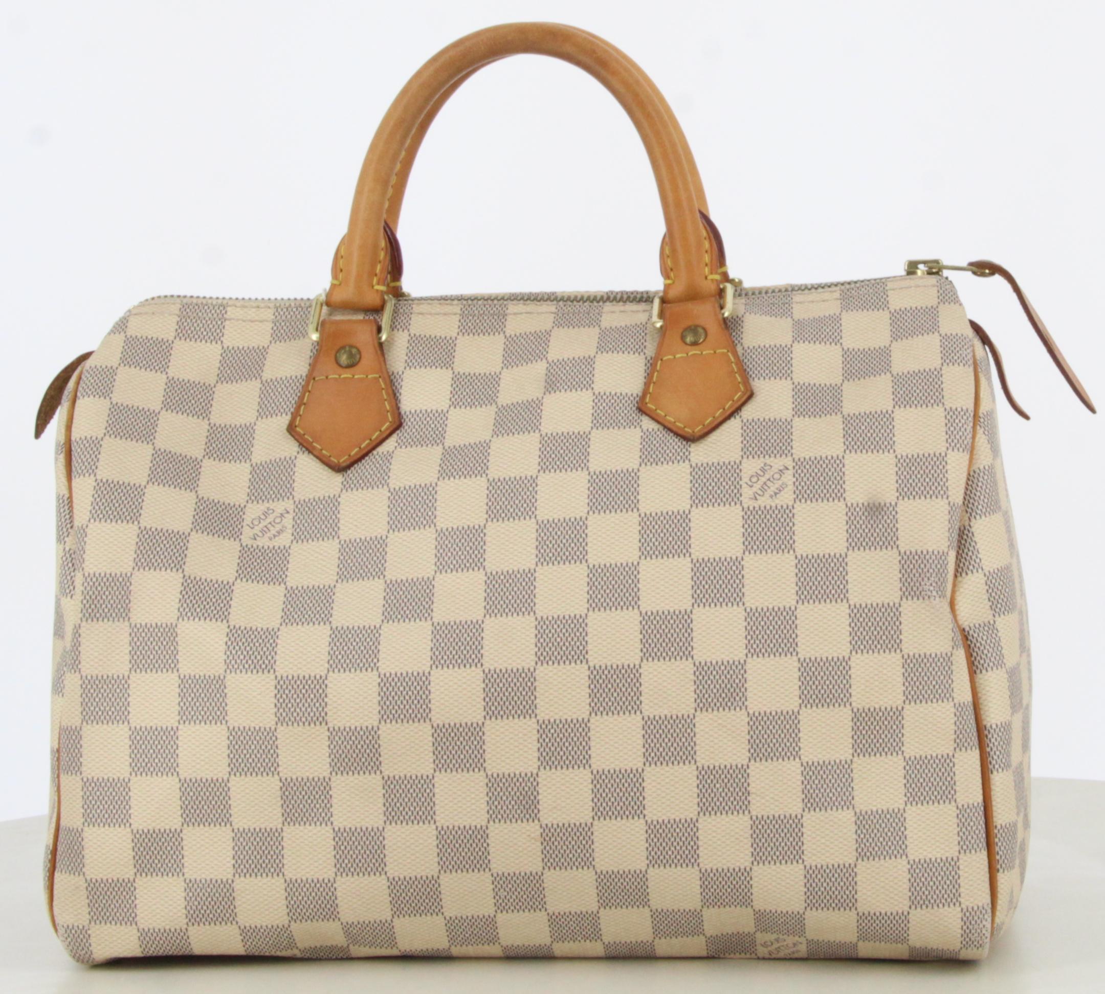 2014 Louis Vuitton Damier Azur Speedy 30