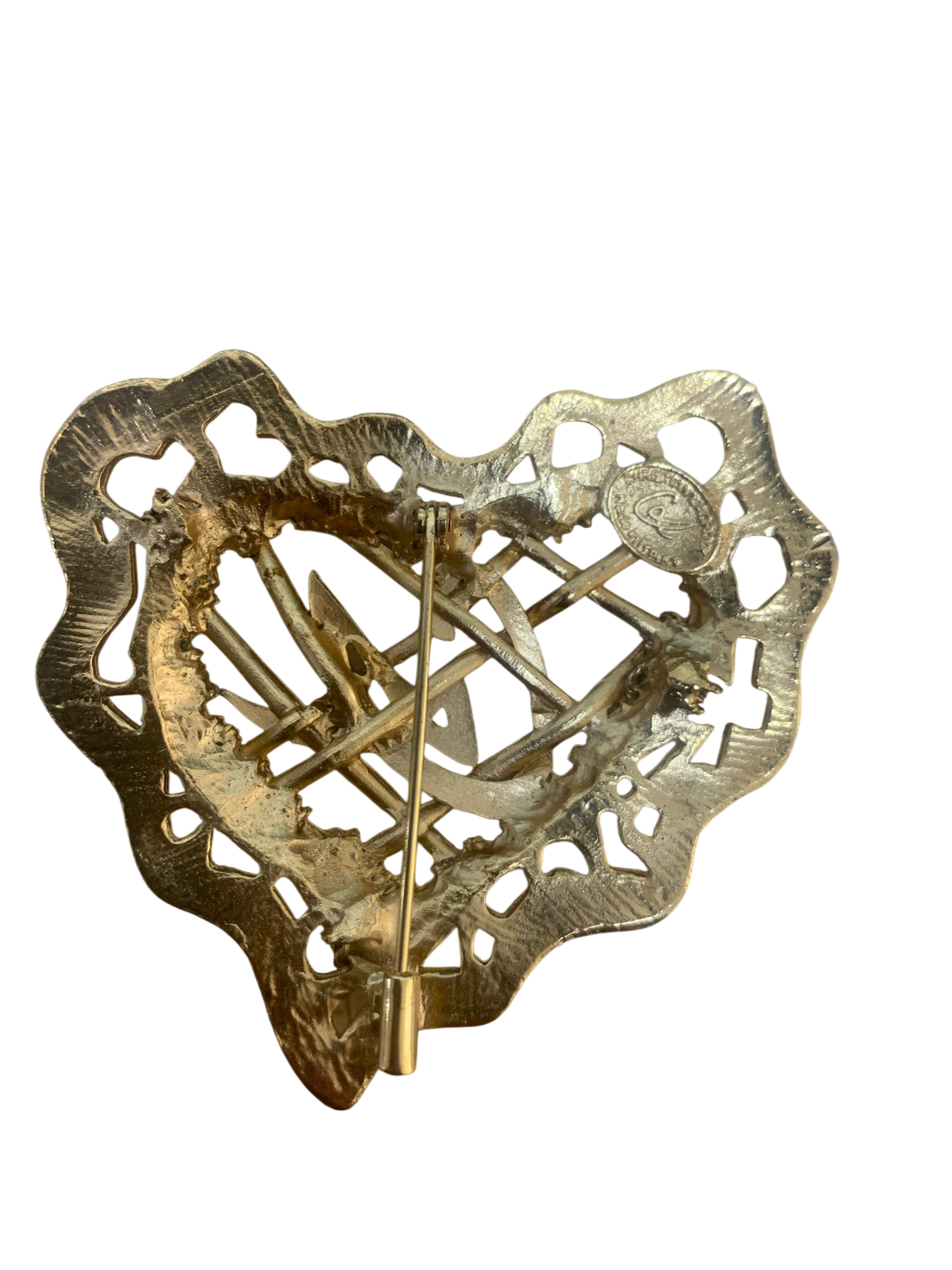 Christian Lacroix Heart Brooch