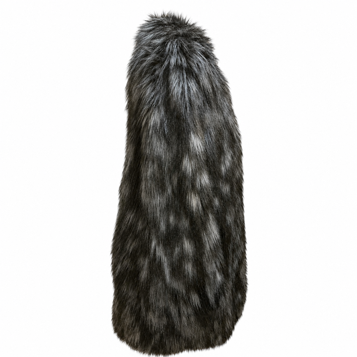 Black Prada Fake Fur Coat