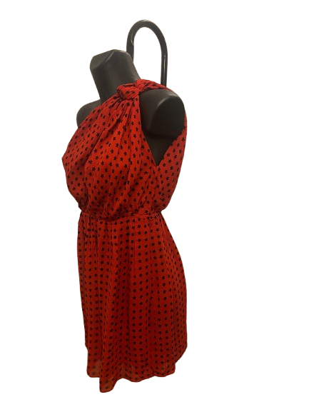 Saint Laurent Star Scandal Print Draped Dress (2019)