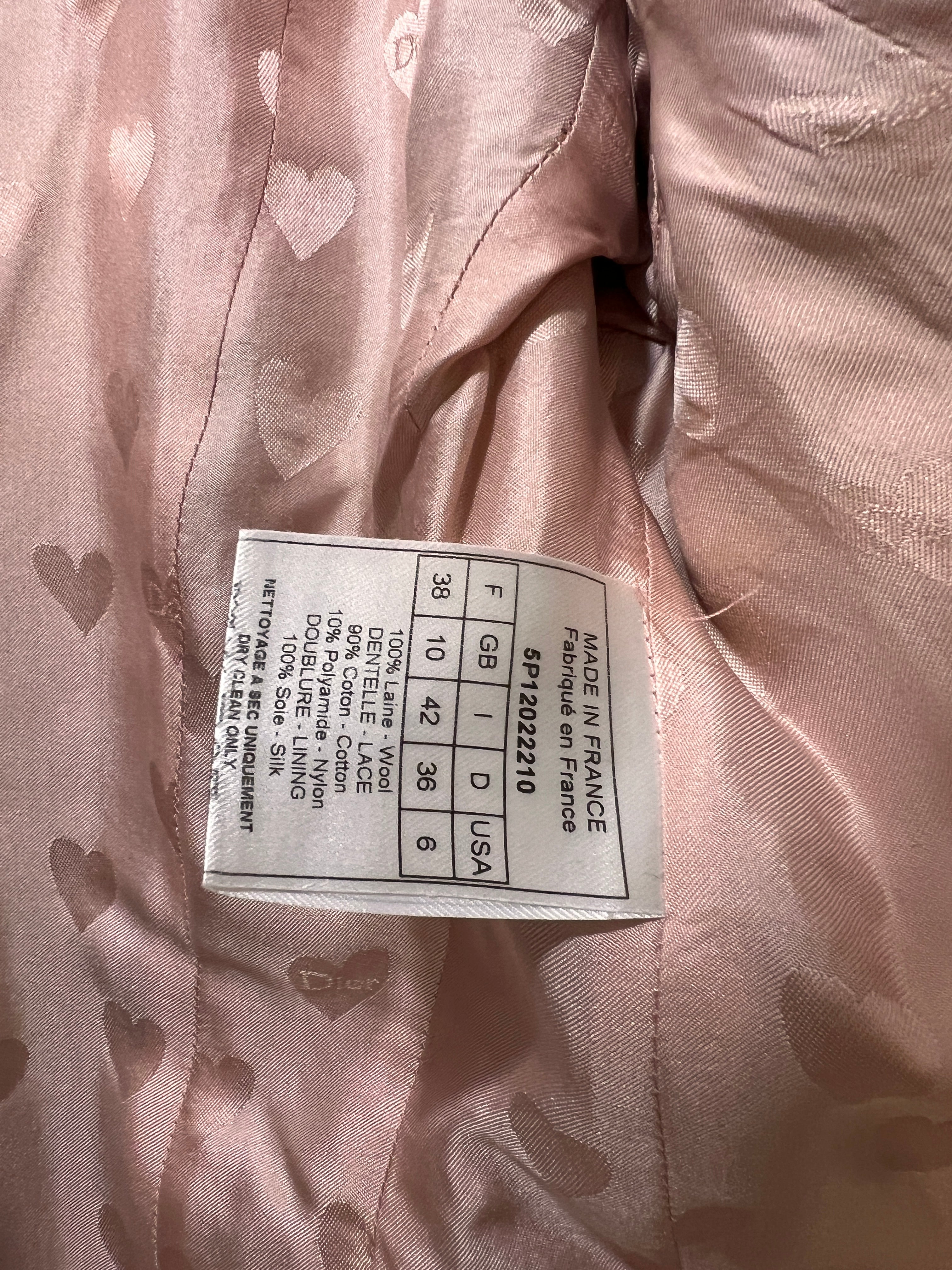 Dior by John Galliano 2005 love Bar Jacket