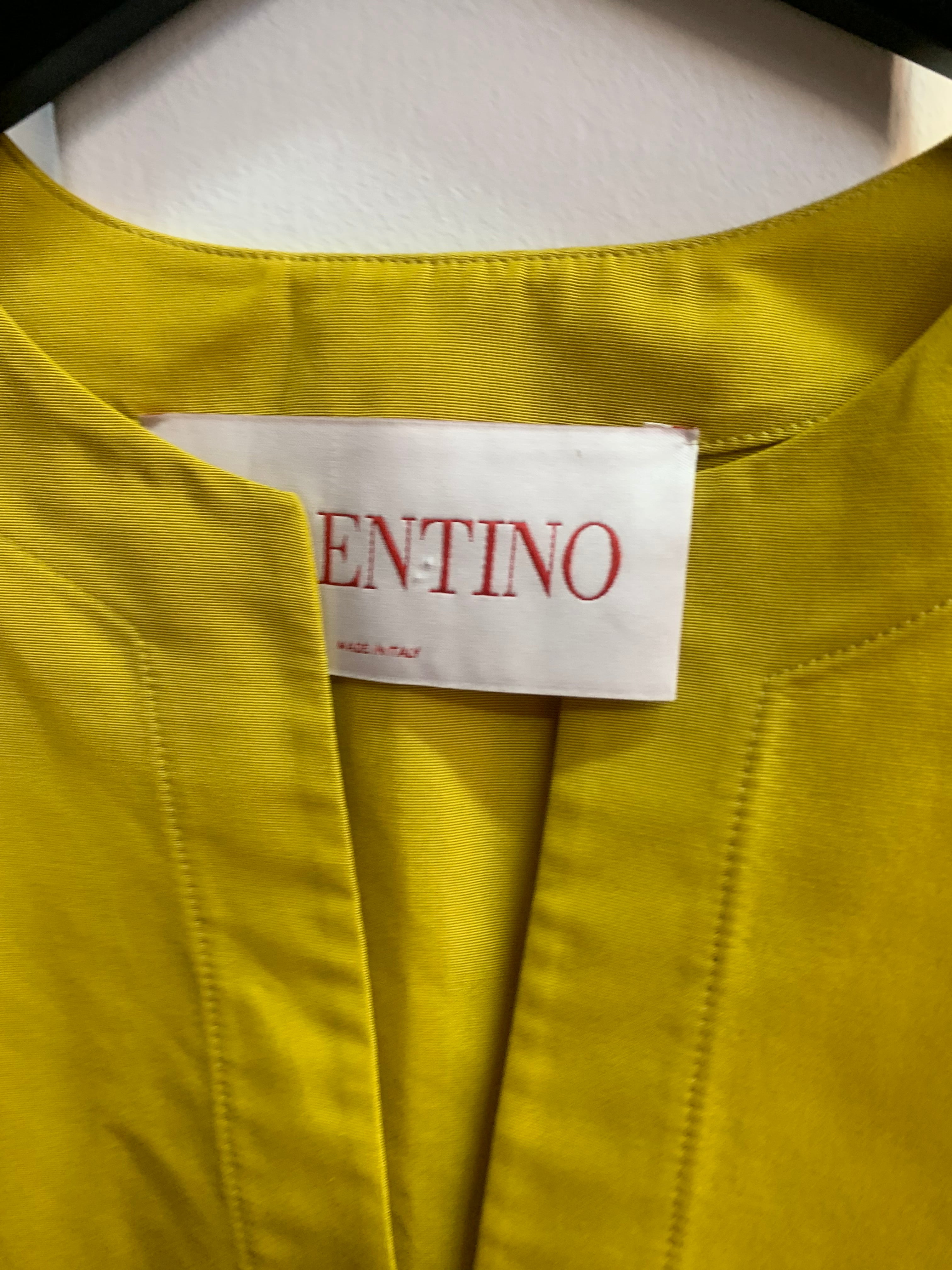 Valentino – Silk Feather Trim Tunic